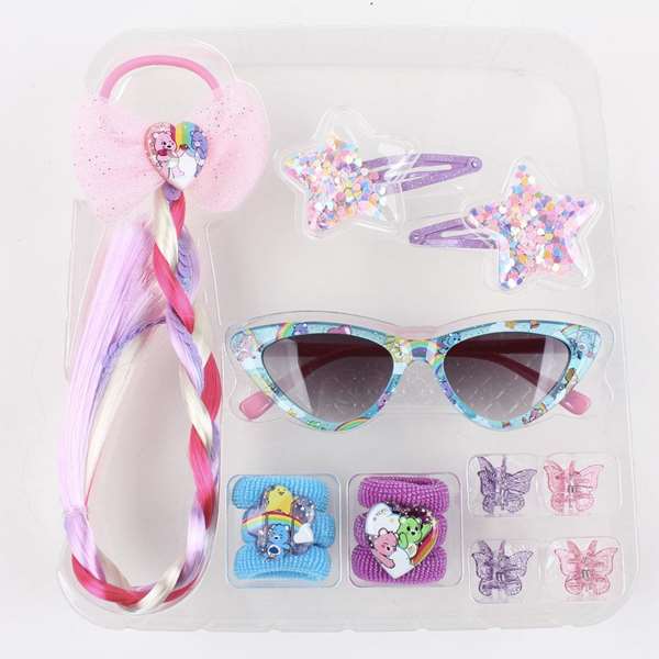 Hello Kitty - Set de beauté rose, trousse avec lunettes pour enfant - 21.0 x 22.5 x 5.0 cm