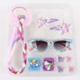Hello Kitty - Set de beauté rose, trousse avec lunettes pour enfant - 21.0 x 22.5 x 5.0 cm
