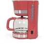 Livoo - Cafetière électrique DOD201RC - 1000 W - Capacité 1.5 L (12-14 tasses) - Rouge chili - Système anti-gouttes et maintien au chaud