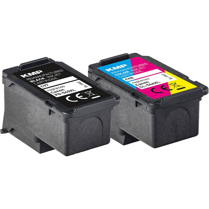 KMP C97V Multipack Noir et Couleurs compatible avec Canon PG-545/CL-546 XL KMP C97V Multipack Noir et Couleurs compatible avec Canon PG-545/CL-546 XL