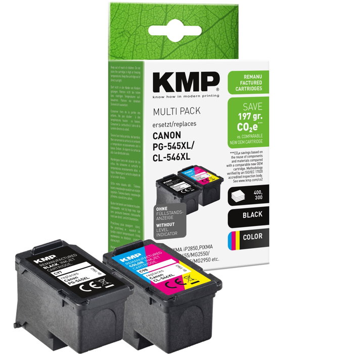 KMP C97V Multipack Noir et Couleurs compatible avec Canon PG-545/CL-546 XL KMP C97V Multipack Noir et Couleurs compatible avec Canon PG-545/CL-546 XL