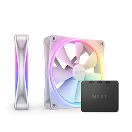 NZXT F140 RGB Duo Ventilateur Blanc 140 mm Double Pack 2x LED RGB avec Contrôle