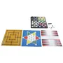 Lexibook - Coffret de jeux de société magnétiques 8 en 1 : Échecs, dames, jeu du moulin, serpents et échelles, jeu de l'oie, petits chevaux, dames chinoises, backgammon, 2-6 joueurs