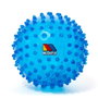 Molto - Balle sensorielle pour bébé - 20 cm de diamètre - Bleu avec textures et couleurs douces - Jouet d'éveil et d'apprentissage - Sans piles
