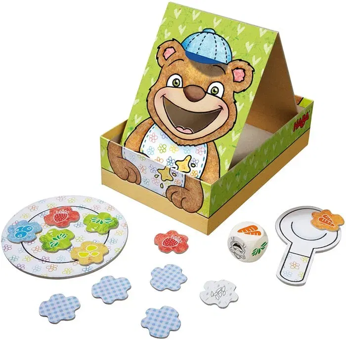 HABA - Mes Premiers Jeux - Une Cuillère pour Martin - Jeu de Mémoire et d'Adresse en Français - Pour Enfants à Partir de 2 ans - 1 à 3 Joueurs