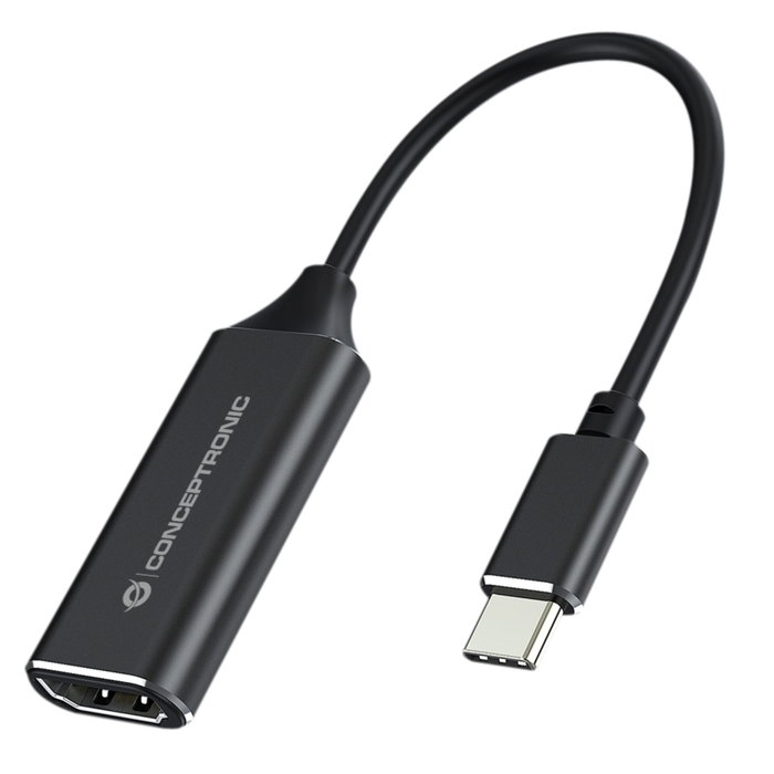 Conceptronic Adaptateur USB-C vers HDMI ABBY03B 4K 30Hz Noir Conceptronic Adaptateur USB-C vers HDMI ABBY03B 4K 30Hz Noir
