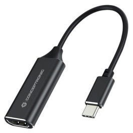 Conceptronic ABBY03B Adaptateur USB-C vers HDMI 4K Noir, Résolution 4Kx2K 30Hz, USB 3.0