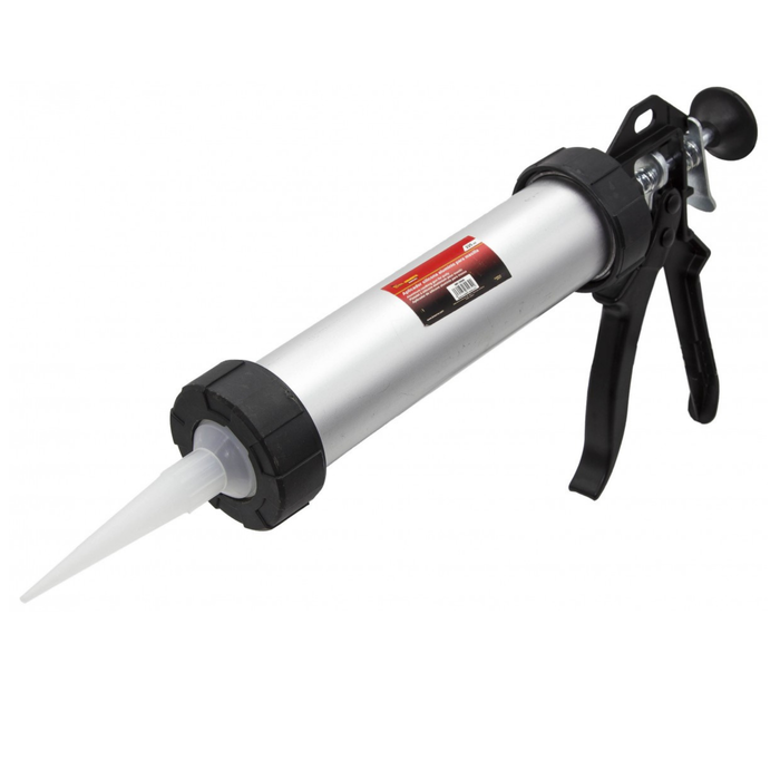 Burcasa Applicateur de silicone en aluminium pour mastic 225ml Burcasa Applicateur de silicone en aluminium pour mastic 225ml