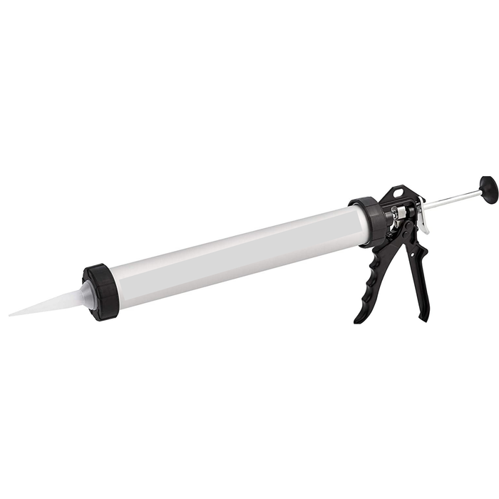 Burcasa Applicateur de silicone en aluminium pour mastic 225ml Burcasa Applicateur de silicone en aluminium pour mastic 225ml