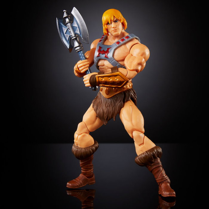 MATTEL Masters of the Universe Figure He-Man Révolution Articulée 17,7 cm avec Armure et Accessoires MATTEL Masters of the Universe Figure He-Man Révolution Articulée 17,7 cm avec Armure et Accessoires