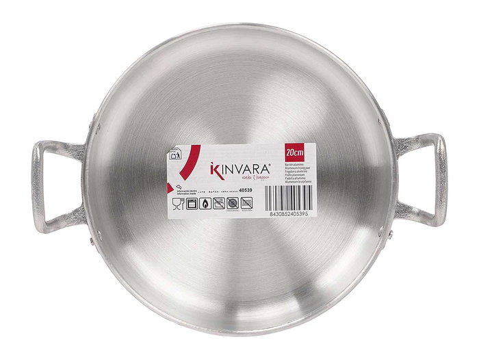 KINVARA Poêle en aluminium 20cm, Plata, Lot de 6 KINVARA Poêle en aluminium 20cm, Plata, Lot de 6