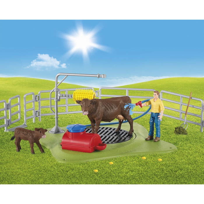 Schleich Farm World 42529 Happy Cow Wash