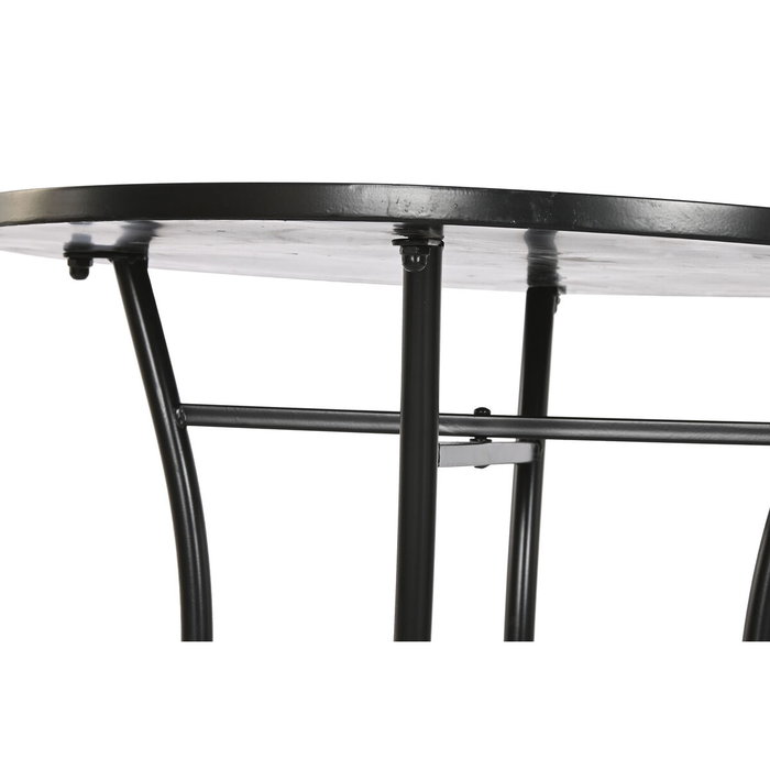 Table d'appoint Home ESPRIT Noir Multicouleur 60 x 60 x 72 cm