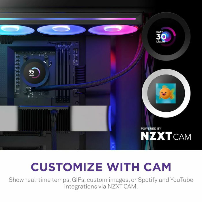 NZXT Kraken Plus 360 RGB Noir