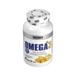 Weider Omega 3 90 gélules souples – Acides gras EPA 700 mg & DHA 500 mg