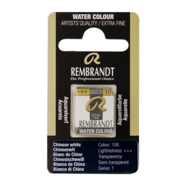 Rembrandt Aquarelle en pastille Blanc de Chine