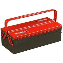Facom BT.9 Boîte à outils métallique 3 cases Noir et Rouge 20 kg, encombrement réduit et rangement optimal