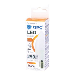 GSC Evolution Ampoule LED vela 3W E14 3000K