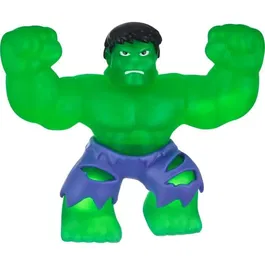 Moose Toys Figurine Marvel Goo Jit Zu Hulk S3 - 11 cm - Vert et bleu - Figurine extensible avec textures - Pour enfants dès 4 ans