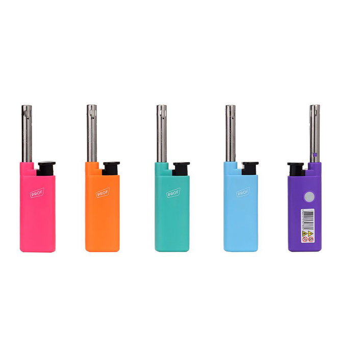 Prof Briquet électronique rechargeable et magnétique, couleurs assorties Prof Briquet électronique rechargeable et magnétique, couleurs assorties