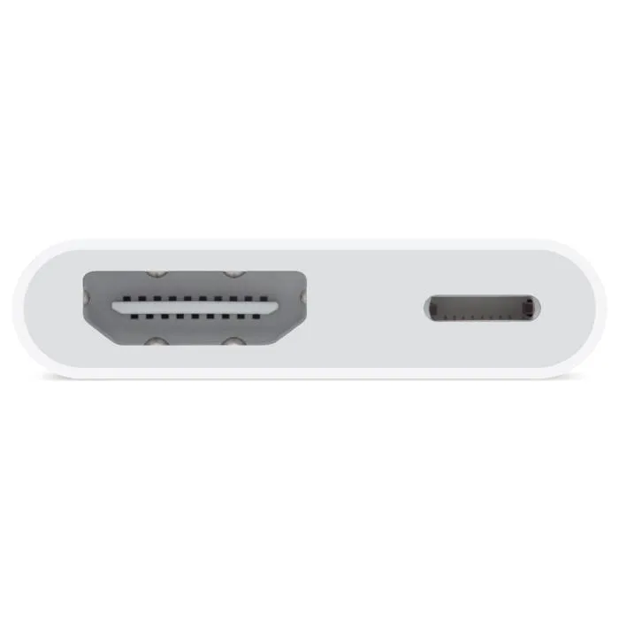 Apple Adaptateur vidéo Lightning vers HDMI numérique MW2P3ZM/A - Pour iPhone, iPad, iPod - Transmission écran jusqu'à 1080p Apple Adaptateur vidéo Lightning vers HDMI numérique MW2P3ZM/A - Pour iPhone, iPad, iPod - Transmission écran jusqu'à 1080p