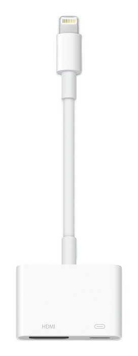 Apple Adaptateur Lightning Digital AV MW2P3ZM/A Blanc