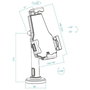 Support pour mobiles TooQ TQTDS0812