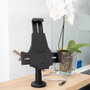 TooQ Support Tablette Antivol avec Verrou - Fixation Murale et sur Bureau - Compatible 7.9 à 10.5 Pouces - Noir