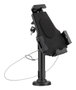 TooQ Support Tablette Antivol avec Verrou - Fixation Murale et sur Bureau - Compatible 7.9 à 10.5 Pouces - Noir