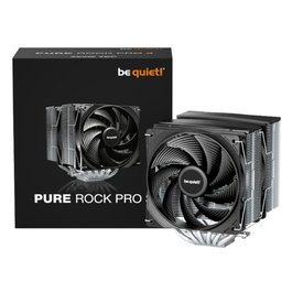be quiet ! Pure Rock Pro 3 Ventilateur Dissipateur CPU Double Ventilateur 120mm PWM 250W TDP Silent