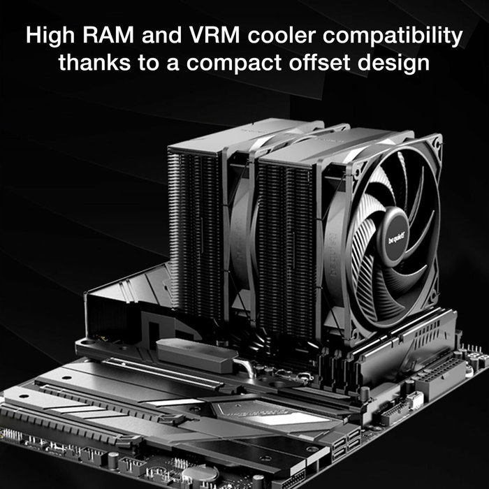 be quiet! Pure Rock Pro 3 Ventirad CPU Argent/Noir