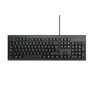 Kensington KB100 EQ Clavier filaire USB AZERTY Français - Membrane étanche, 60% de plastique recyclé, pour bureau et usage intensif