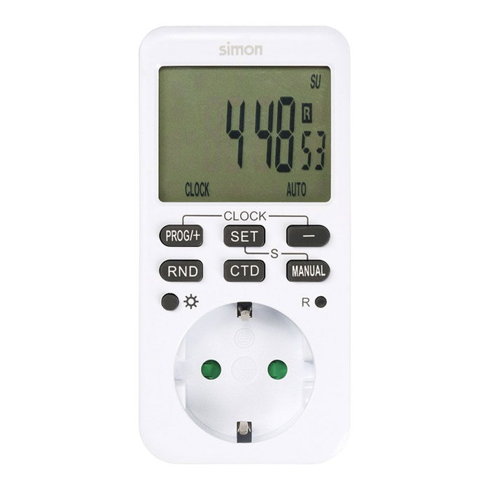 Simon AF711202 Programmateur digital hebdomadaire Simon AF711202 Programmateur digital hebdomadaire