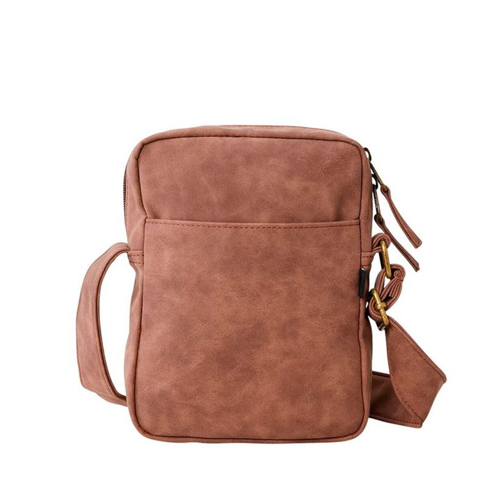 Sac à Bandoulière Rip Curl Classic Leazard No Idea Pouch Marron
