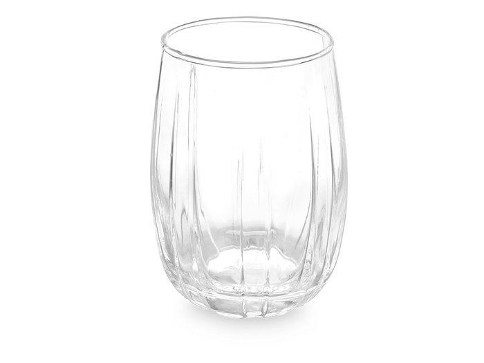 Vivalto Verre à rayures transparent 380 ml 6.8x11x6.8 cm (Set de 24) Vivalto Verre à rayures transparent 380 ml 6.8x11x6.8 cm (Set de 24)