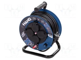 PLASTROL Rallonge réseau H05RR-F 3G1,5mm2 20m à tambour