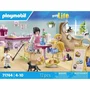 Playmobil 71744 Bar à chats avec 6 chats et 3 personnages, My Life, 72 pièces, à partir de 4 ans
