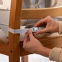 Ingenuity Rehausseur Deluxe Comfort Gris et Blanc
