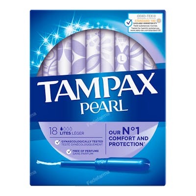 Tampax TAMPAX PEARL lites tampon léger 18 u