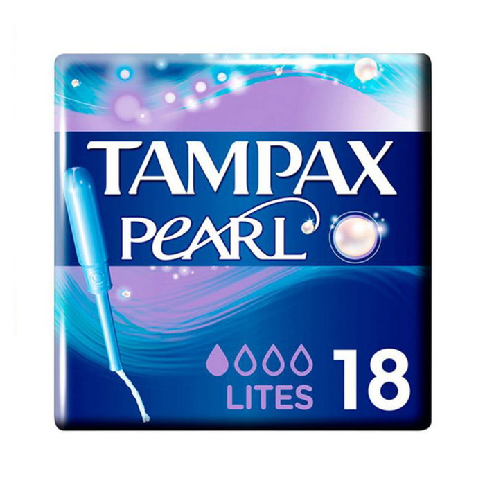 Tampax Pearl Lite Tampons avec Applicateur, 18 Unités pour Flux Léger