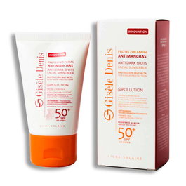 Gisele Denis Protec Facial Anti-Taches SPF 50 - Creme Solaire Visage Protege et Uniformise le Teint
