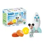 Playmobil 71771 Jouet Disney Mickey Astronaute avec Fusée - Set de 5 Pièces en Plastique Biosourcé - Pour Enfants dès 18 Mois