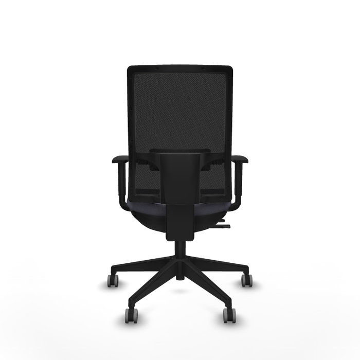 Piqueras y Crespo Chaise de Bureau Horna Gris foncé et Noir