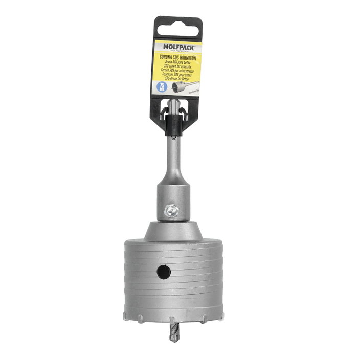 WOLFPACK LINEA PROFESIONAL Corona SDS Hormigón 75 mm. WOLFPACK LINEA PROFESIONAL Corona SDS Hormigón 75 mm.
