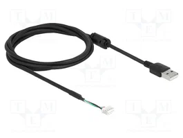 DELOCK Câble USB 2.0 avec connecteur à broches 4pin, 1,5m