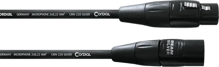 CORDIAL Câble Microphone XLR 2,5 m