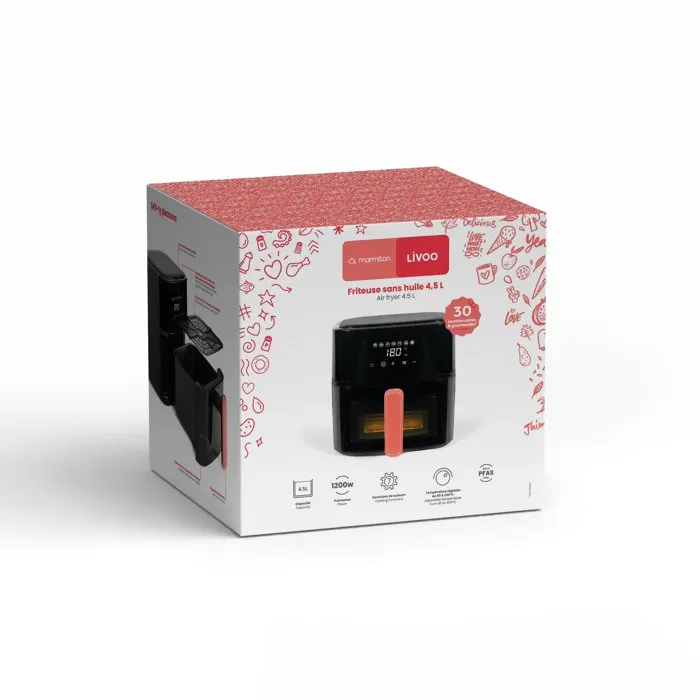 Livoo DOC345CO Friteuse sans huile 4,5 L