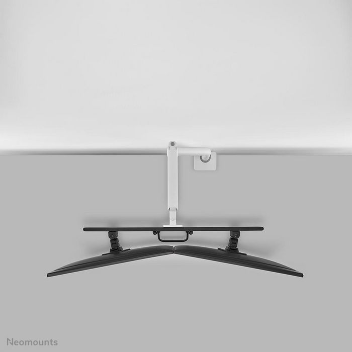 Neomounts DS75S-950WH2 Support de Bureau à Double Écran avec Vérin à Gaz - Compatible VESA 75x75/100x100 mm - 2 Écrans jusqu'à 32" - Réglage Hauteur, Inclinaison, Rotation - Blanc