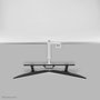 Neomounts DS75S-950WH2 Support de Bureau à Double Écran avec Vérin à Gaz - Compatible VESA 75x75/100x100 mm - 2 Écrans jusqu'à 32" - Réglage Hauteur, Inclinaison, Rotation - Blanc