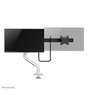 Neomounts DS75S-950WH2 Support de Bureau à Double Écran avec Vérin à Gaz - Compatible VESA 75x75/100x100 mm - 2 Écrans jusqu'à 32" - Réglage Hauteur, Inclinaison, Rotation - Blanc